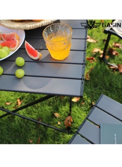 Lightweight portable aluminum alloy black folding table, suitable for camping, outdoor parties, family gatherings, barbecues, travel and outdoor outings. 68cm*46cm*40cm - pzsku/ZDDCEC5F44DFCDE1E40C9Z/45/_/1740990957/0031e394-8abd-4c93-8571-52881ee38c62