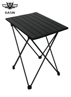 Lightweight portable aluminum alloy black folding table, suitable for camping, outdoor parties, family gatherings, barbecues, travel and outdoor outings. 68cm*46cm*40cm - pzsku/ZDDCEC5F44DFCDE1E40C9Z/45/_/1740990968/ae6114ef-932b-47a2-bd43-26c0cbba549b