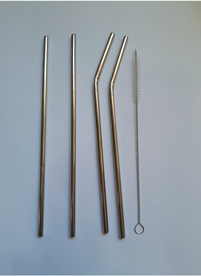 Generic Stainless steel shalimo set consisting of 4 shalimo and a cleaning brush  - Image 1