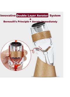 Generic Decanter Set, Drinks Pourer with Strainer, Champagne Premium Pourer, No Drip or Spills, Quality and Convenience for Sommeliers  - Image 2