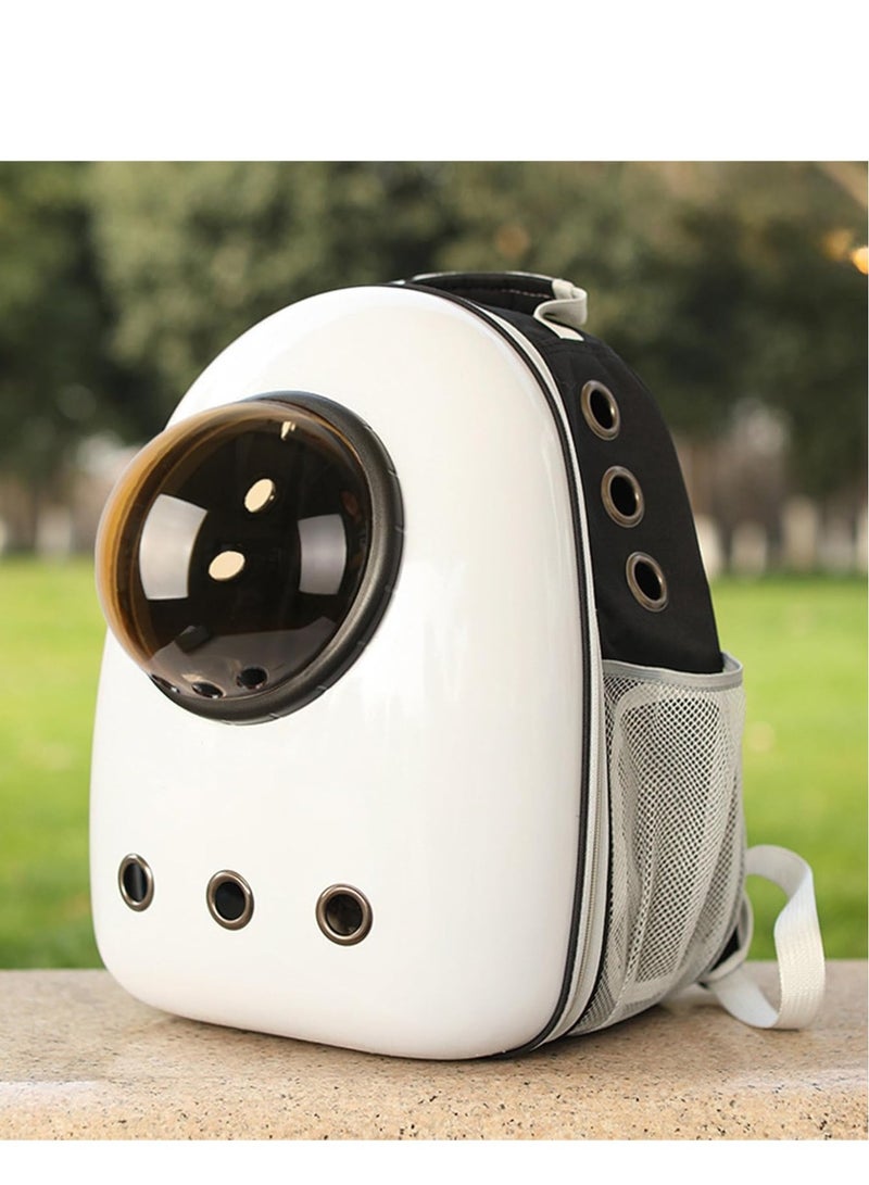 Pet Space Capsule Backpack – Small to Medium Cat, Puppy, and Dog Carrier, Breathable, Heat-Proof, Airline Approved for Travel, Hiking, Walking, Comfortable Pet Backpack, Portable Pet Carrier, Transparent Pet Backpack for Outdoor Adventures, Travel-Friendly Pet Carrier for Cats and Dogs - Image 1