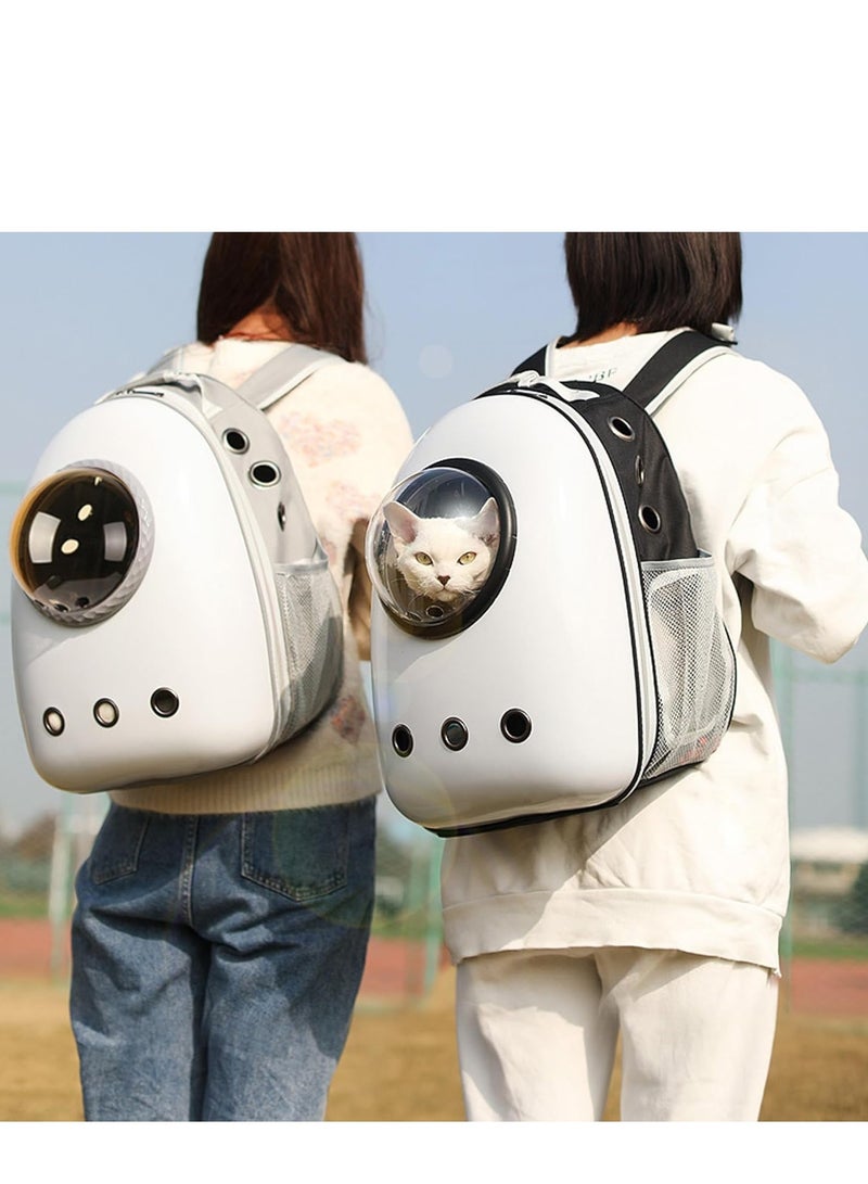 Pet Space Capsule Backpack – Small to Medium Cat, Puppy, and Dog Carrier, Breathable, Heat-Proof, Airline Approved for Travel, Hiking, Walking, Comfortable Pet Backpack, Portable Pet Carrier, Transparent Pet Backpack for Outdoor Adventures, Travel-Friendly Pet Carrier for Cats and Dogs - Image 5