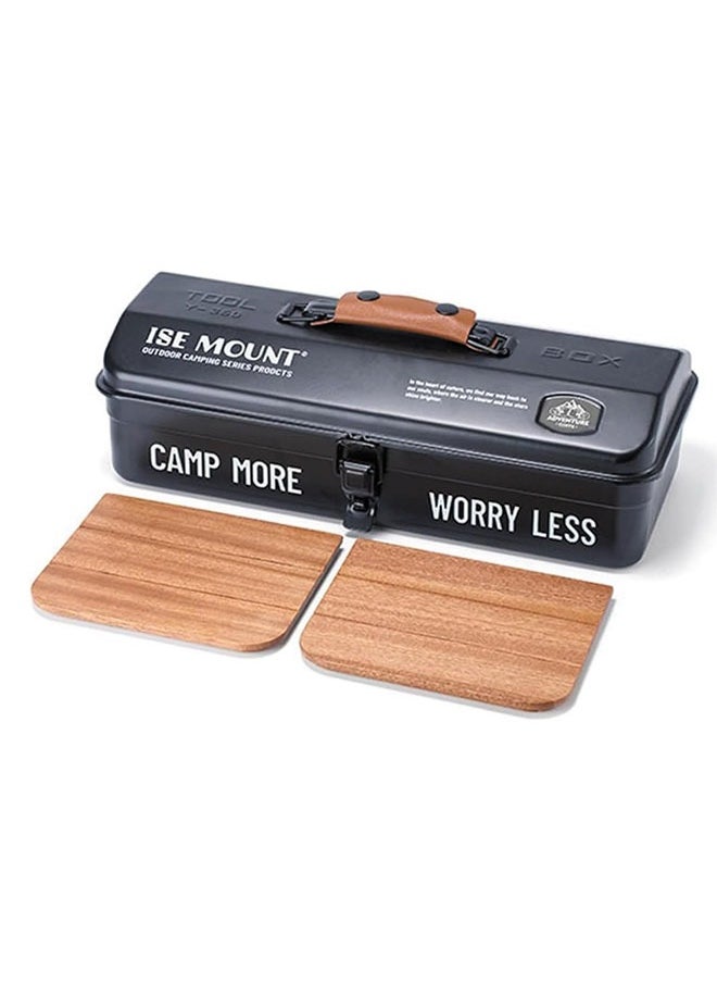 Generic Outdoor Tools Storage Box With Handle Sundries Storage Box Double Locking Buckle Waterproof  - Image 1