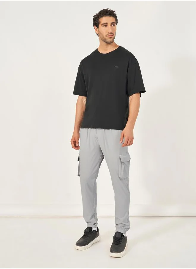 Styli Back Print Oversized T-Shirt & Joggers Co-Ords