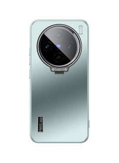 General Vivo X200 Pro Mini (2024) Case, Drop-proof and durable case with full wrap-around metal lens protector stand and frosted, shockproof protective back 