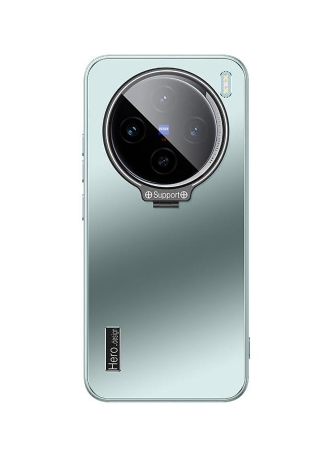 General - Vivo X200 Pro Mini (2024) Case, Drop-proof and durable case with full wrap-around metal lens protector stand and frosted, shockproof protective back - Image 1