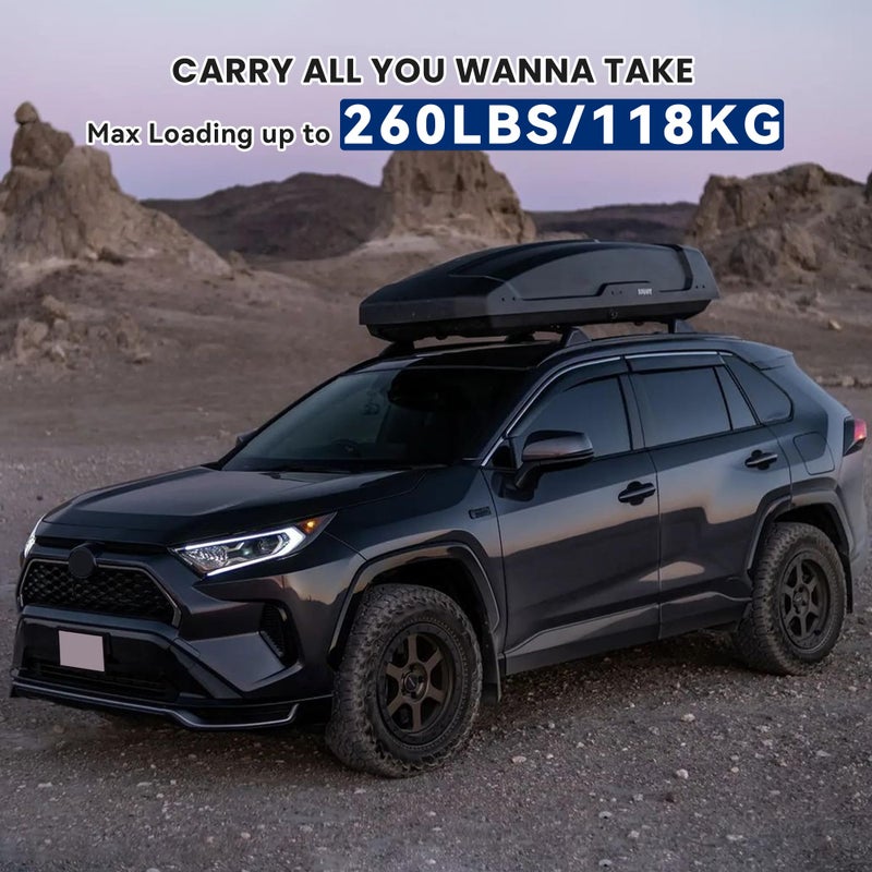 FLYCLE 260LBS Heavy Duty Roof Rack Crossbars for 2019-2025 RAV4 (NOT for Adventurer and TRD Off-Road) with Anti-Theft Lock, Aluminum Cross Bars Rooftop Luggage Kayaks Bicycles Snowboard Canoe Carrier - Image 4
