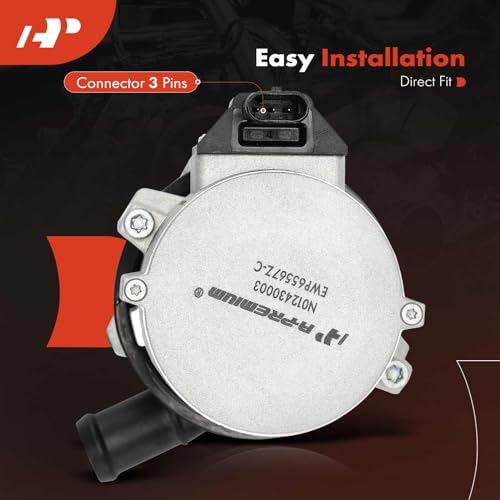 A-Premium Electric Engine Water Pump Compatible with Volkswagen Jetta 2013-2016, Touareg 2011-2015 & Porsche Cayenne 2011-2018, Panamera 2012-2016, 1.4L 3.0L, Replace# 95860656700, 7P0965567 - Image 3