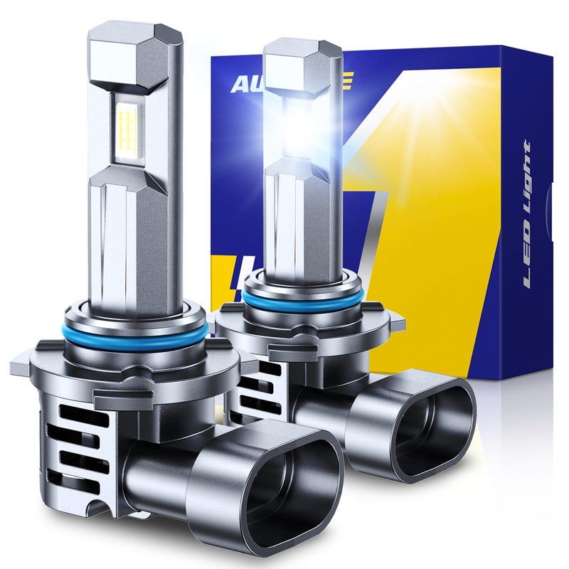 AUTOONE 9006 Light Bulbs 700 Brighter 24000 Lumens HB4 Powersport Fog Lamp 6000K White Quick Installation Pack of 2