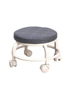 GNOLY GNOLY Heavy Duty Mini Stool Rolling Stool with Universal Swivel Caster Wheels Home Roller Stool for Adult Kitchen Library Garage Pottery Making 