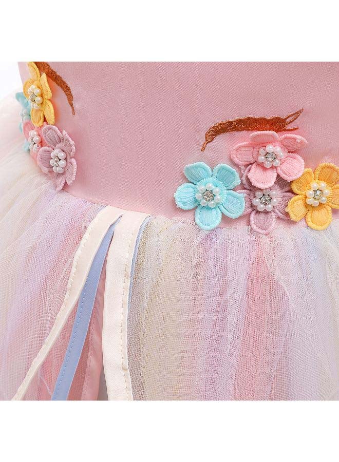 NIBEMINENT Long Unicorn Gauze Princess Holiday Costume 150cm - Image 3