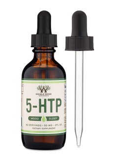 دبل وود سابلامنتس 5HTP قطرات سائلة 50 مجم 2 أونصة 