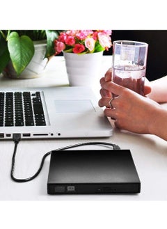 Generic External CD DVD Drive USB 2.0 Slim Portable USB 2.0 CD-RW DVD-RW Reader Writer for Laptop Notebook Desktop  - Image 3