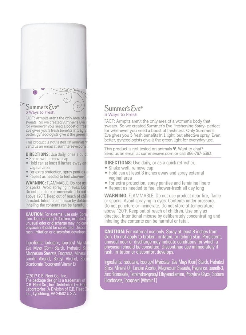Summer's Eve Island Splash Freshening Spray 56.7g - Image 4