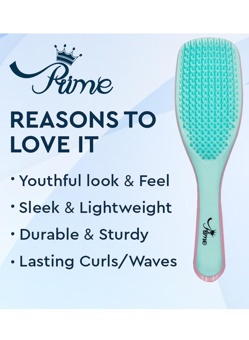 فرشاة شعر مبللة لفك تشابك الشعر، فرشاة لتصفيف الشعر وتمليسه للنساء والرجال - Image 3