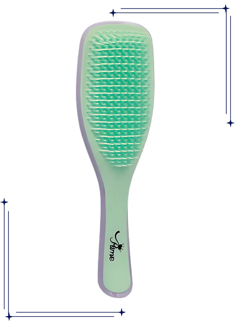 فرشاة شعر مبللة لفك تشابك الشعر، فرشاة لتصفيف الشعر وتمليسه للنساء والرجال - Image 1