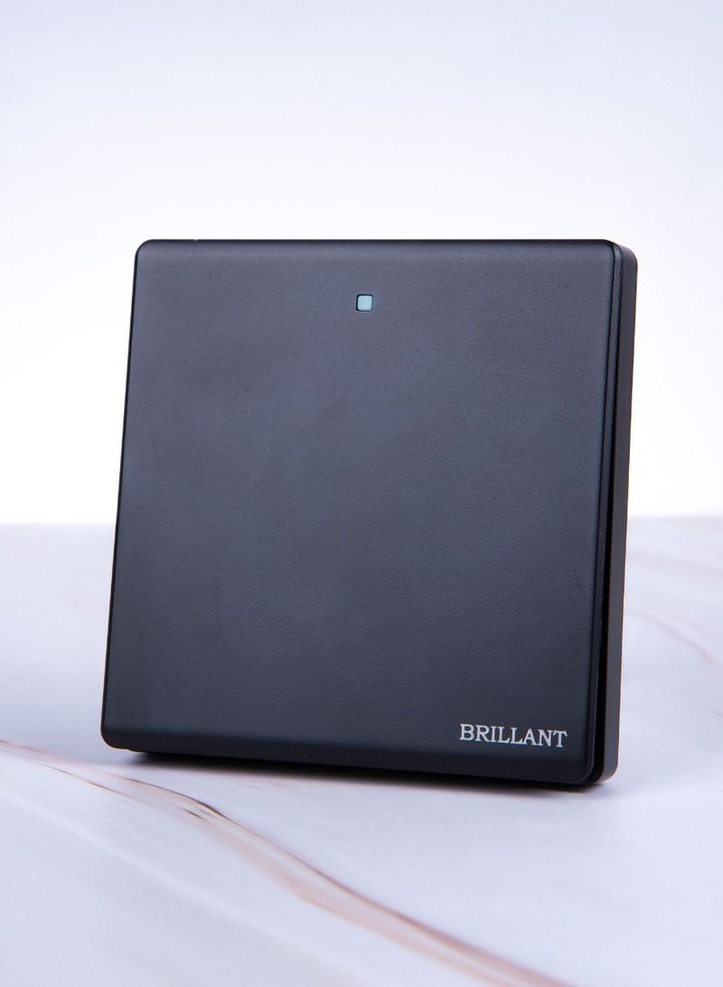BRILLANT Black Brilliant modern electric switch - Image 1