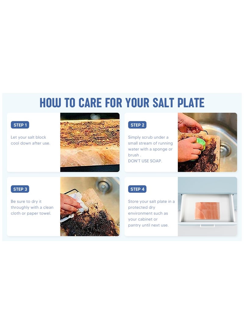 THE PINK EVEREST - Salt Block Cooking Plate - Image 1