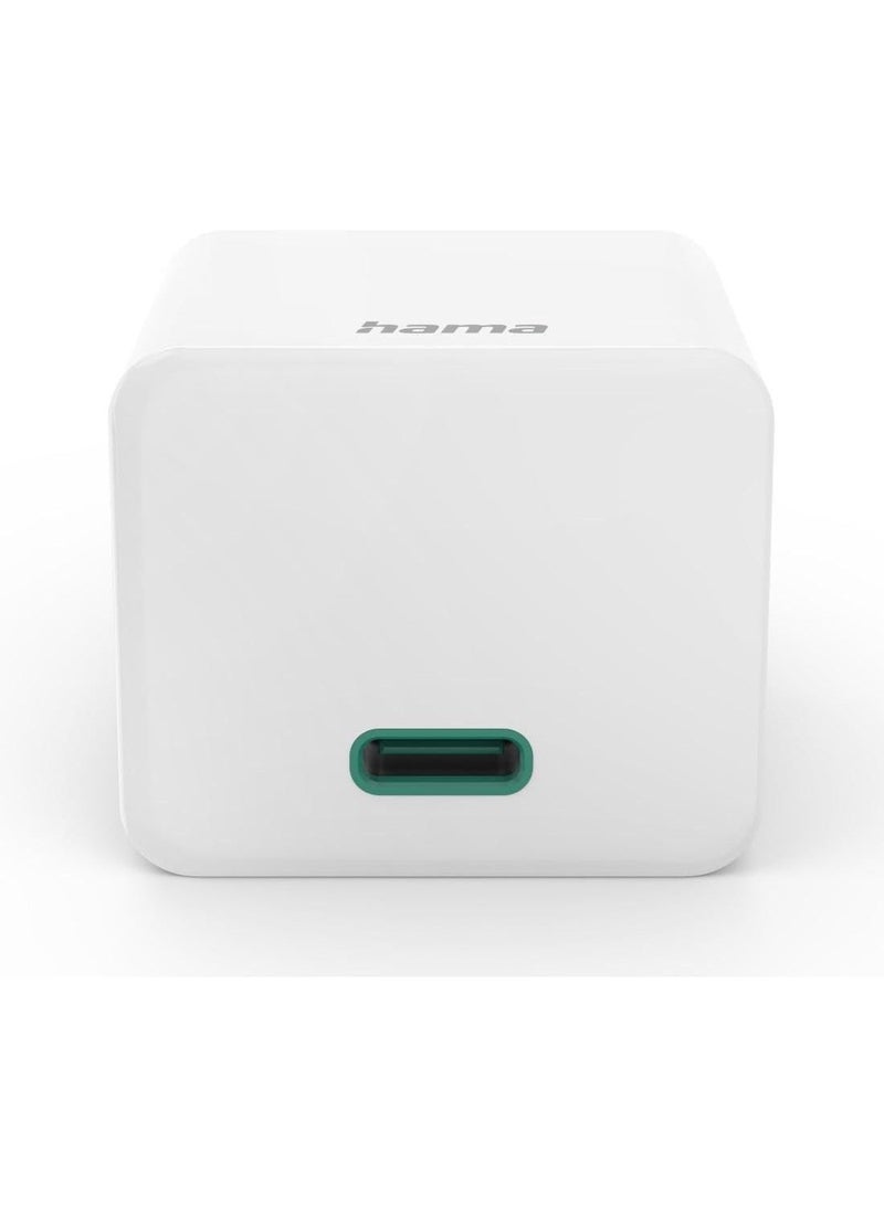 Hama | Fast Charger, USB-C, PD/Qualcomm, GaN Mini-Charger, 30W, White - Image 4