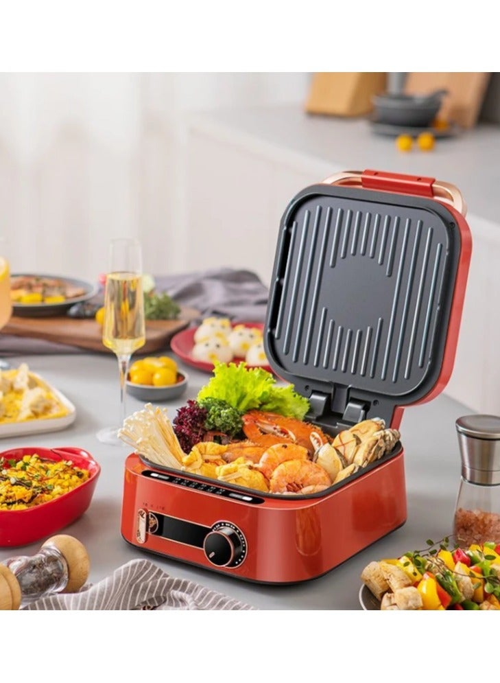 Macon Baking pan and electric cooking machine, 6 functions, frying, baking, boiling, steaming, cooking, large capacity - Image 1