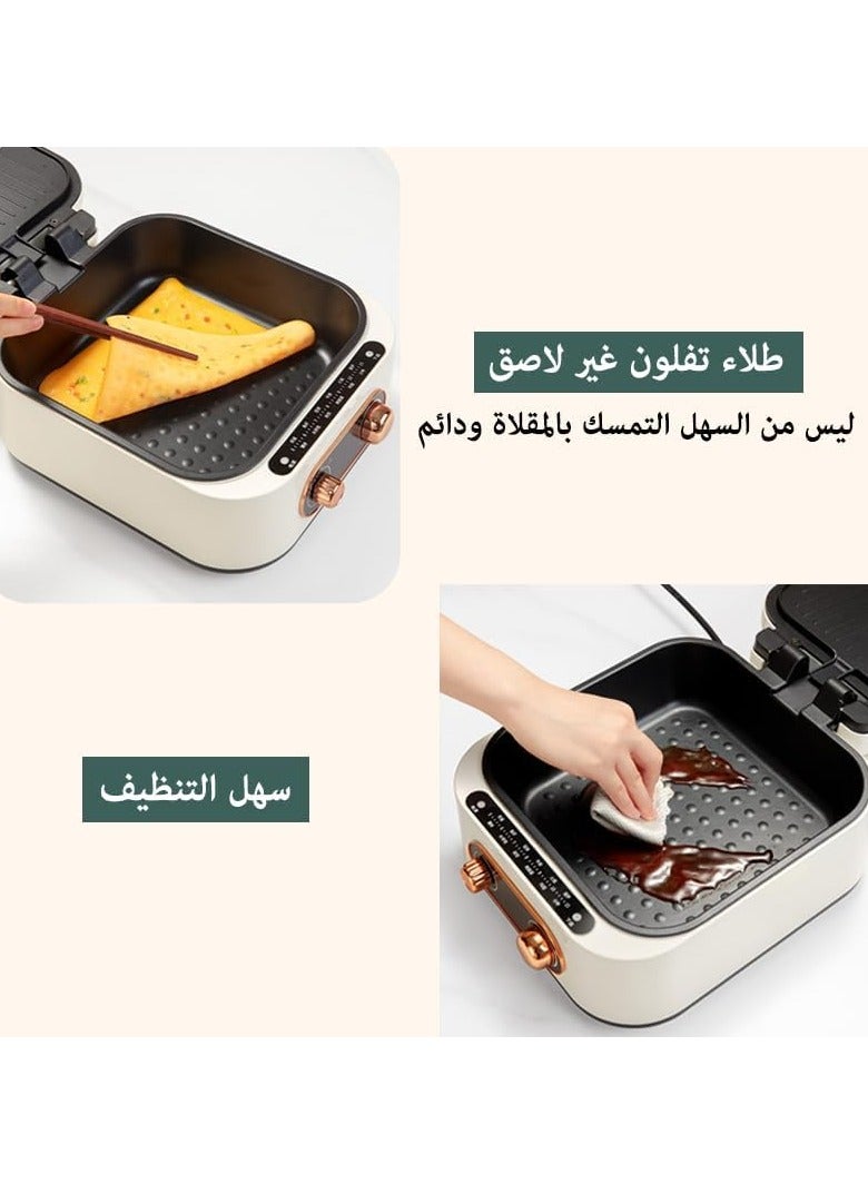 Macon Baking pan and electric cooking machine, 6 functions, frying, baking, boiling, steaming, cooking, large capacity - Image 3