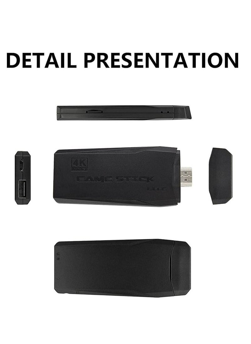 Integrated retro 4K game console with dual 2.4G wireless controllers, plug-and-play video game stick, built-in 3,500 games, 9 classic emulators, high-definition HDMI output for TV - Image 5