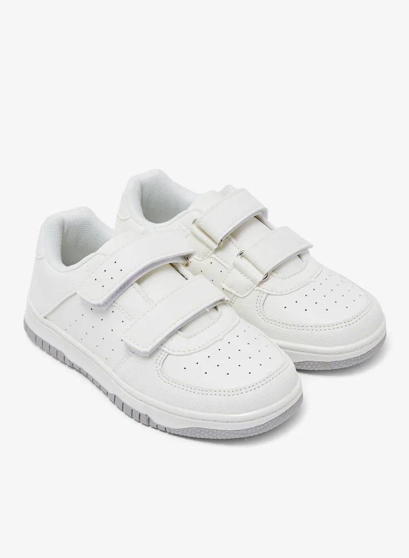 Redtag Boys White Plain Skate Shoes