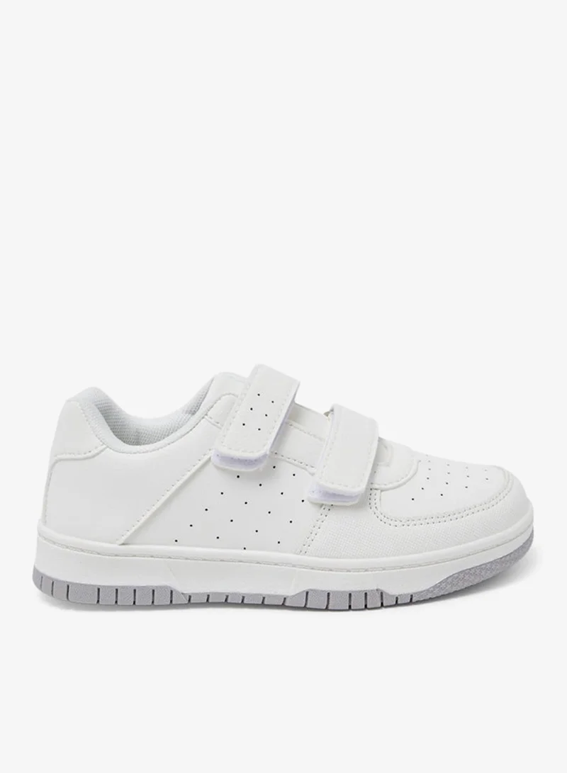 Redtag Boys White Plain Skate Shoes