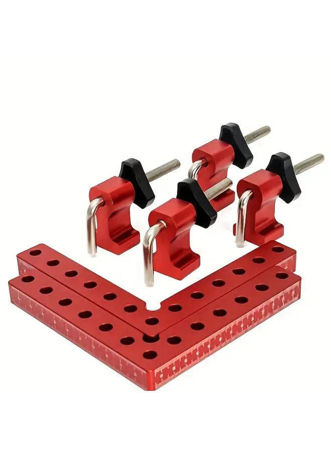 2 Sets Heavy Duty 90 Degree Corner Clamps Adjustable Height For Woodworking DIY - Image 2