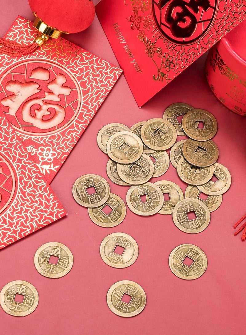 Captaintech Chinese Coins I Ching Coins Lucky Coins Fortune Coins for Health Success and Wealth (120 Pieces) - Image 4