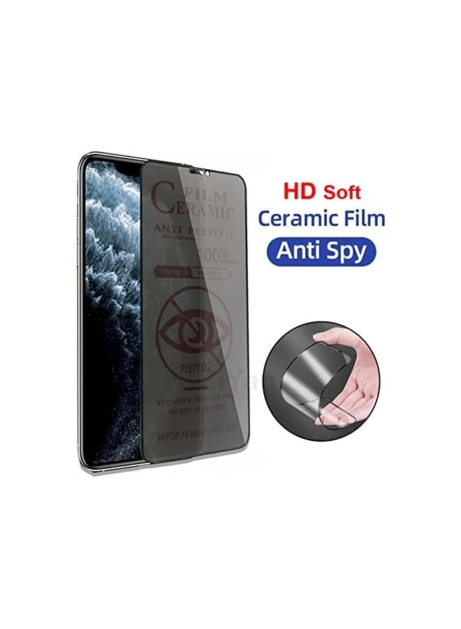 PROMASS Full Glue Matte Tempered Glass Film Privacy Screen Protector,9H Hardness, Full Screen, Ceramic Film, for iPhone 12/13/Pro/Pro Max (12/12 PRO) - Image 2