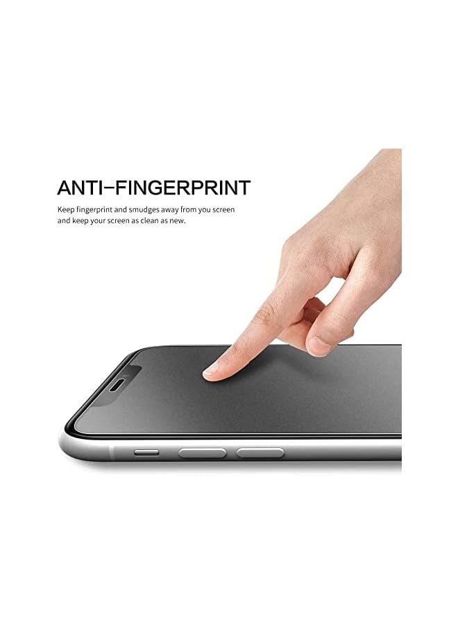 PROMASS Full Glue Matte Tempered Glass Film Privacy Screen Protector,9H Hardness, Full Screen, Ceramic Film, for iPhone 12/13/Pro/Pro Max (12/12 PRO) - Image 3