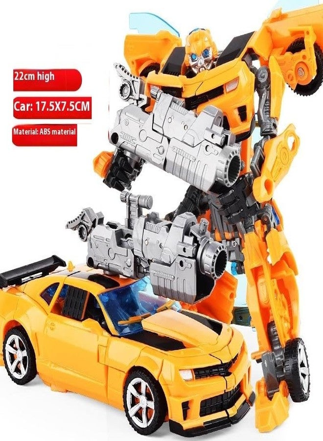 KITMEER Action Toy Figure Multi Moves(Multi Color) (Yellow car) - Image 2