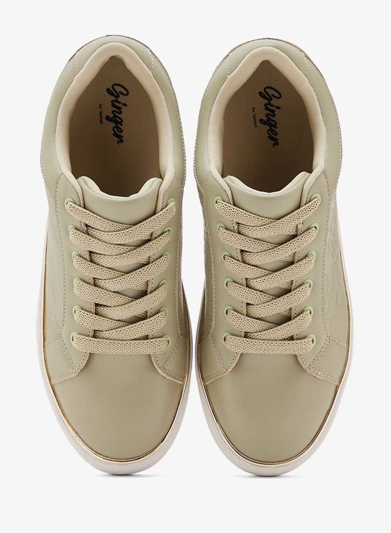 جينجر سنيكرز بنقوش زهور - Image 4