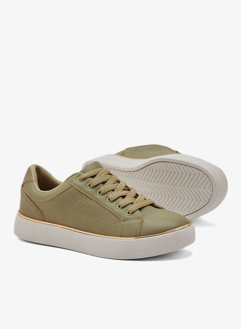 جينجر سنيكرز بنقوش زهور - Image 3