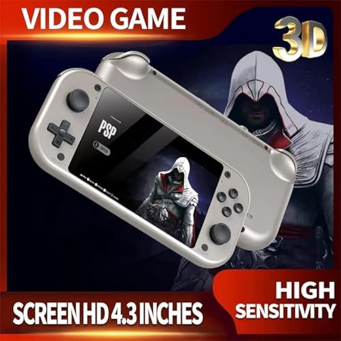 M17 RETRO GAME HANDHELD CONSOLE 4.3 INCH LCD SCREEN 64G 20000+ GAMES - Image 5