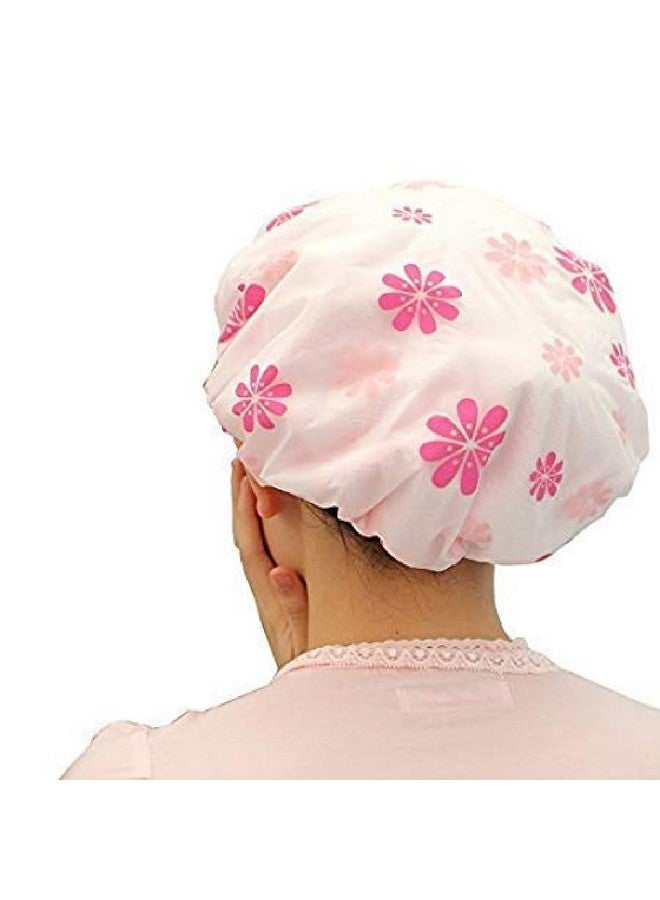 ATABZ Bath Essentials Shower bath Cap reusable pack of 3 - Image 2