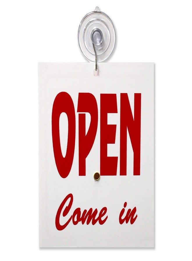 Store Fixtures Direct Double Sided "Will Return" Clock and "Open Come in" Sign with Adjustable Clock Hands & Suction Cup, 1 Unit - Image 3