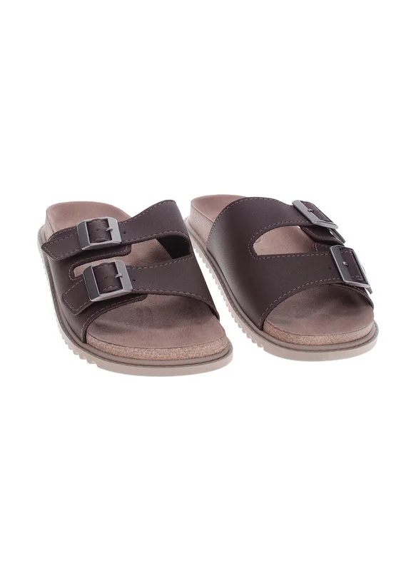 موليكينهو Molekinho Junior Boys Sandals/Chappals Coffee | Made In Brazil