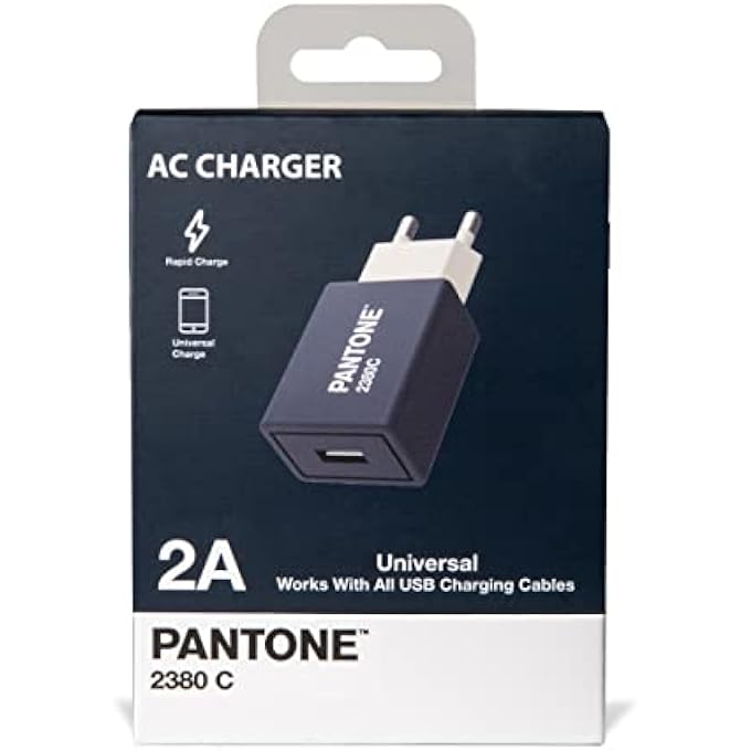 Pantone Â„¢ - TRAVEL CHARGER USB - 2,4A - TURBO CHARGE - NAVY - Image 3