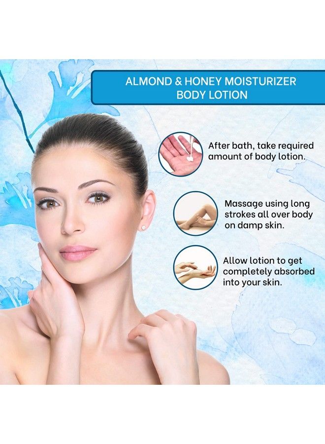 MNT Almond & Honey Body Lotion For Soft & Nourishing Skin 300 Ml - Image 3