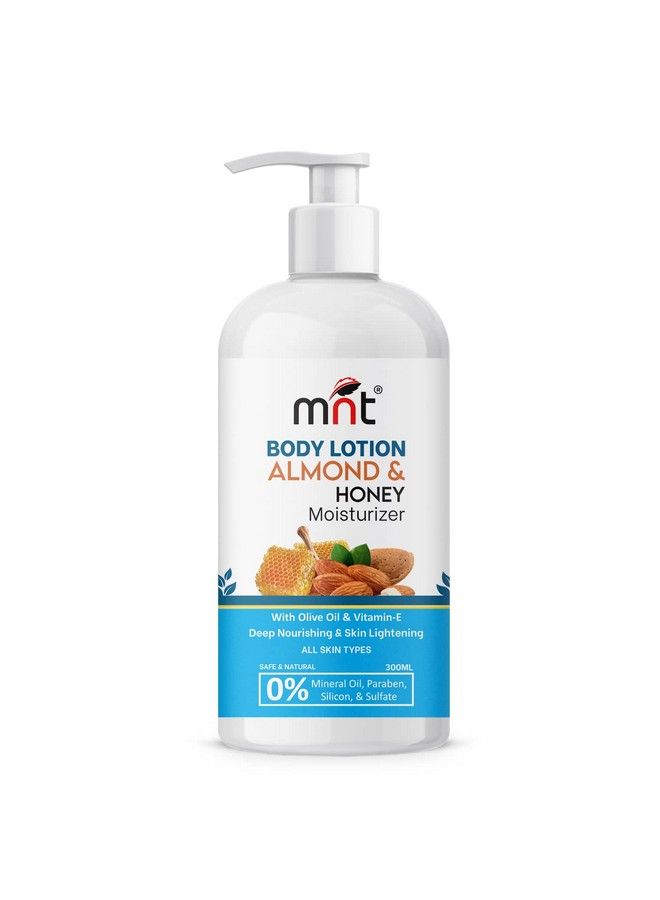 MNT Almond & Honey Body Lotion For Soft & Nourishing Skin 300 Ml - Image 1