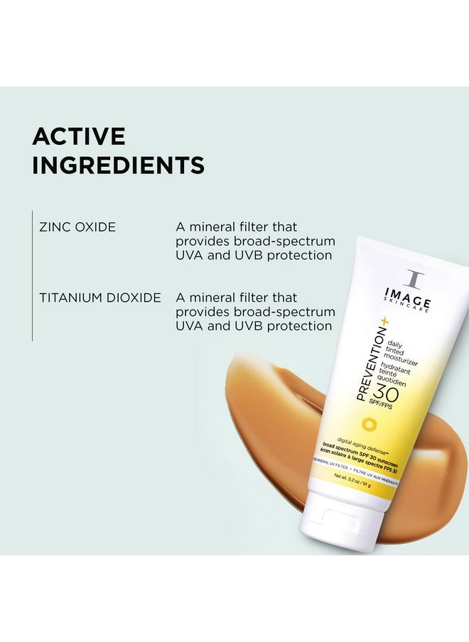 IMAGE SKINCARE IMAGE Skincare, PREVENTION+ Daily Tinted Moisturizer SPF 30 Sunscreen, No White Cast, Amazon Exclusive, 3.2oz  - Image 4