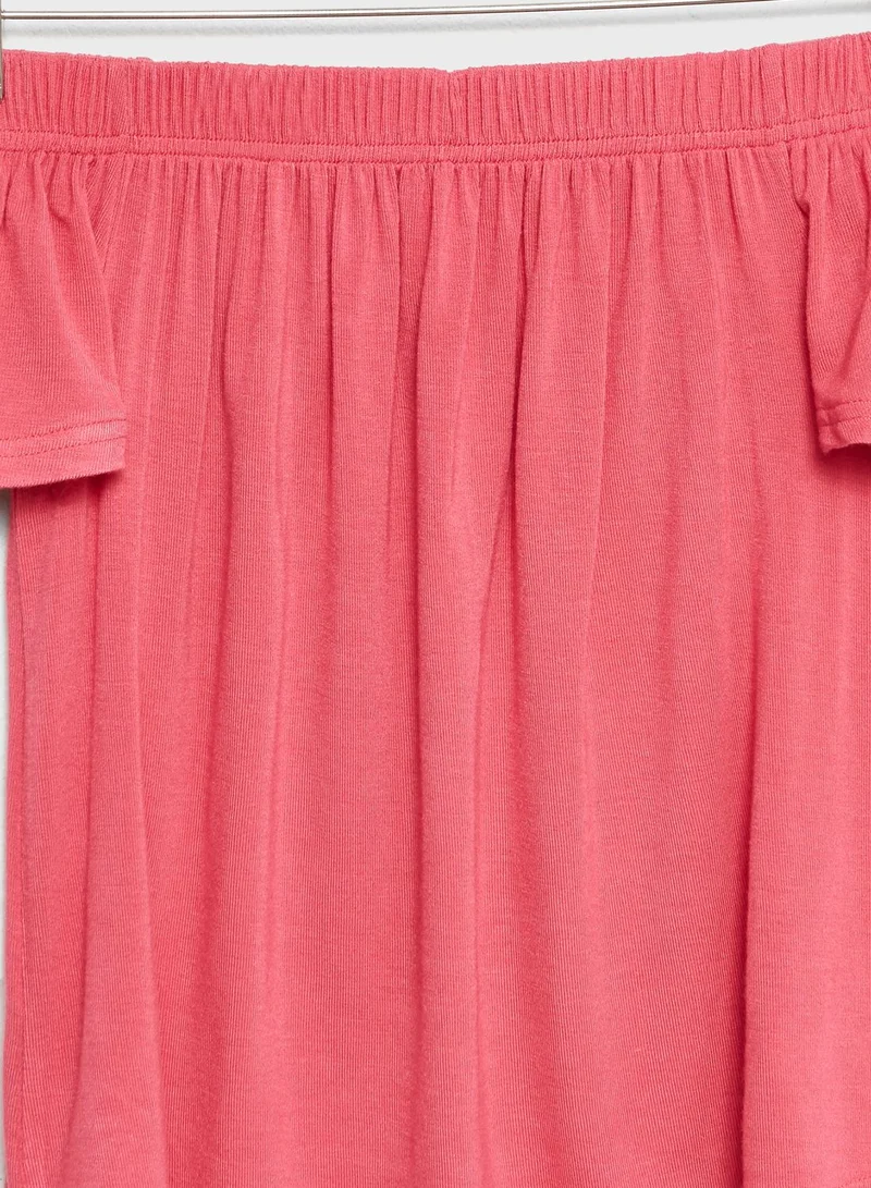 NAME IT Wide Sleeve Pleated Top