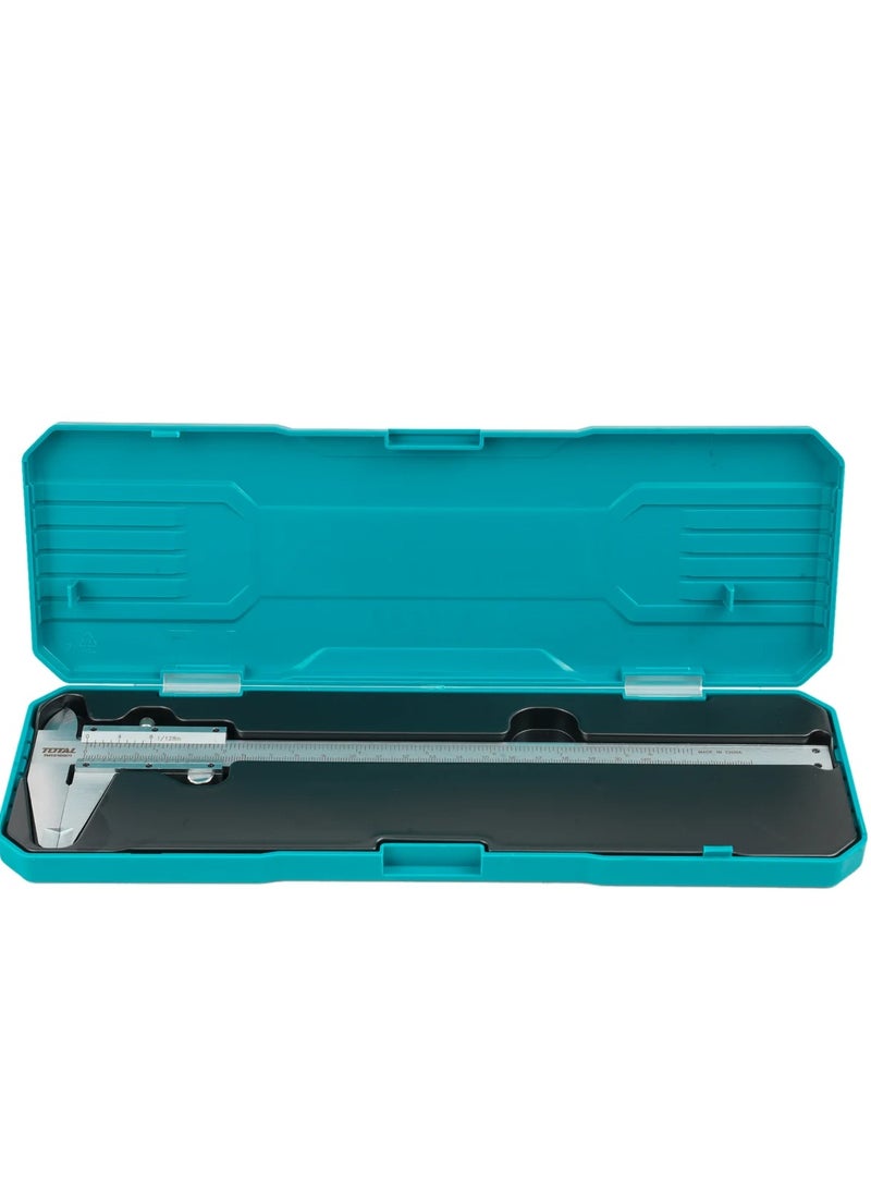 TOTAL TOTAL Vernier Caliper 0-200mm, Carbon Steel, Precision Measurement Tool with Metric & Inch Readings, 0.05mm Accuracy – Ideal for Engineering, DIY, and Professional Use  - Image 3