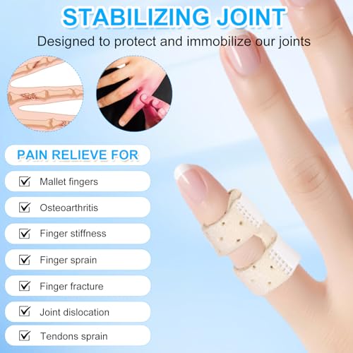 CoolShef Small Pinky Finger Splint – Adjustable Trigger Finger Brace for Pain Relief, Knuckle Immobilization, Arthritis & Injury Support for Kids and Women - Image 4