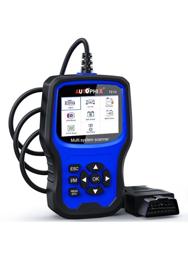 AUTOPHIX 7610 OBD2 Scan Diagnostic Tool Full System Maintenance And Repair Detector - Image 1