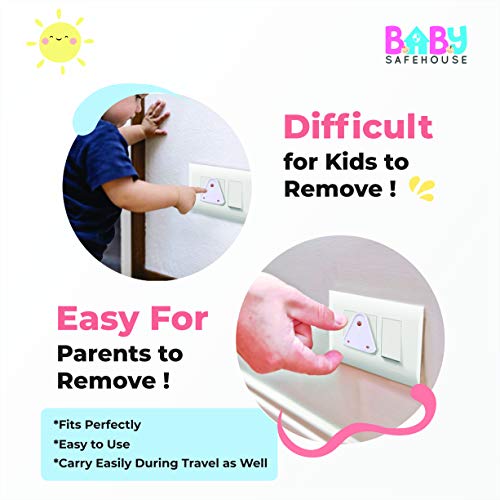 BabySafeHouse Electrical Socket Cover Guards for Child Proofing Outlet Plug Protector for Baby Safety (Pack of 20) - Image 4