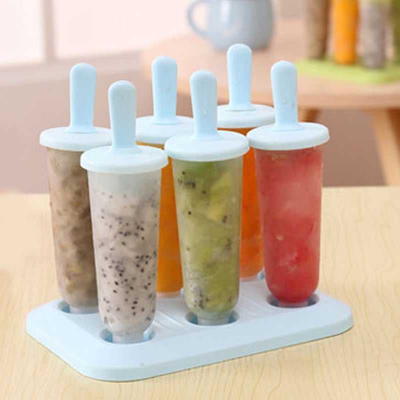 6pcs Homemade Molds Maker Release Ice Cream Molds For Homemade Ice Cream And Treats - Image 5