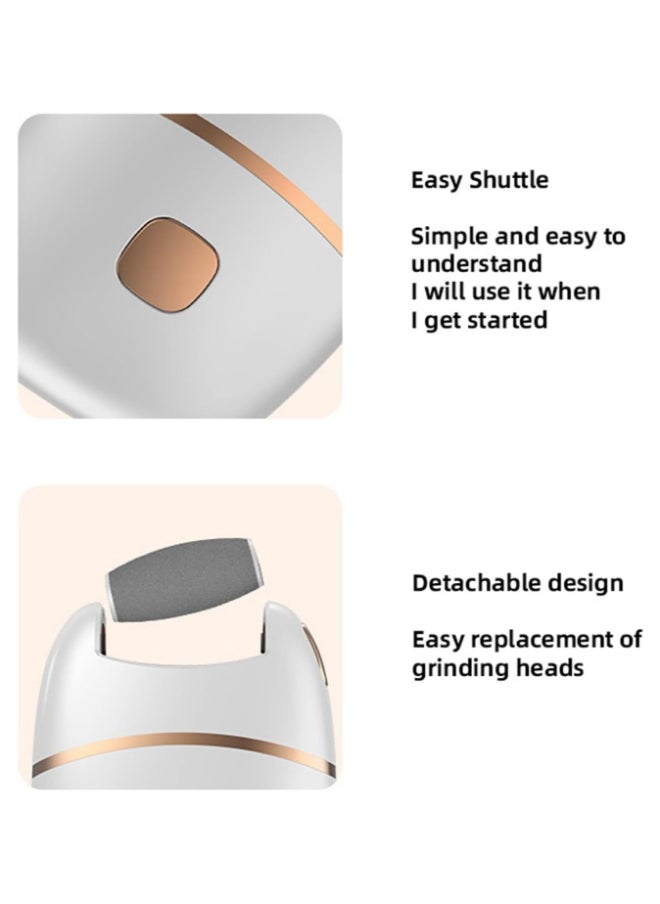 Hihonor - Lightning Deals Of Today Prime New Electric Feet Callus Removers Rechargeable, Upgrade Portable Electronic Foot File Pedicure Tools, Electric Callus Remover Kit,Professional Pedi Feet Care - Image 1